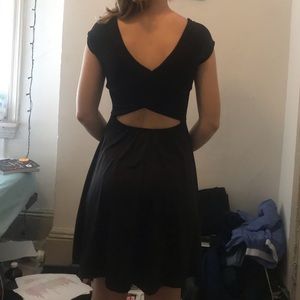 Rue 21 Open Backed Black Dress